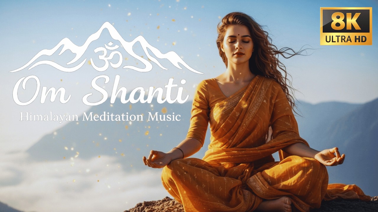🕉️ OM SHANTI Himalayan Morning Focus Music | Sitar & Peaceful Chants for Deep Work & Positive Energy
