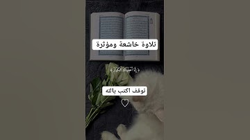 تلاوة خاشعة ومؤثرة #instagram #omletarcade #tiktokvideo #fff #fypシ #allah #reels