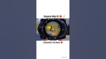 Conqueror Lobby ⚡💥 #shorts #viralshorts #bgmi #pubg #1v4