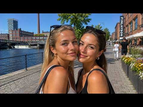Tampere Autumn Day City Ambience 🇫🇮☀️ Finland Autumn Walk 🇫🇮 4K Walking Tour | Pre-Recorded