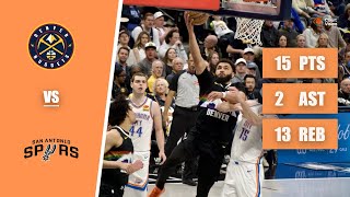 David Roddy - 15 Points, 13 Rebounds, 2 Assists vs Spurs - 2025-26 Regular Season