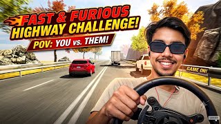 Best Car Racing Game | Fast & Furious Highway Challenge | Gadi wala game  screenshot 3