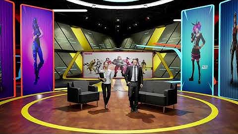 ESPORTS VIRTUAL SET DONE IN UNREAL 4.25