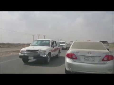 طريق الموت ابو عريش العارضة تسير التريلات اوقات الدوام بدون رادع لهم