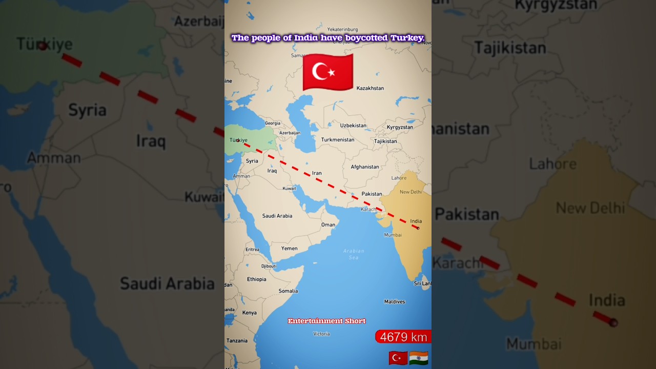 The people of India have boycotted Turkey. / 