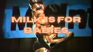 Arnold Schwarzenegger Edit "Milk Is for Babies"