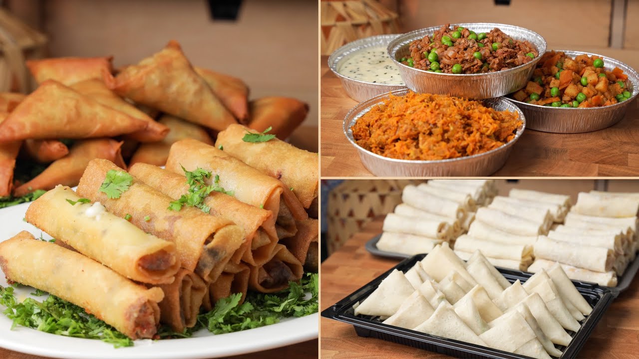 Четыре экономичные начинки для спринг-роллов и самосы 👌🏻 Каждая начинка вкуснее предыдущей