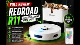 Redroad R11 Review | Smart Robot Vacuum with LDS Navigation &amp; Auto Station
