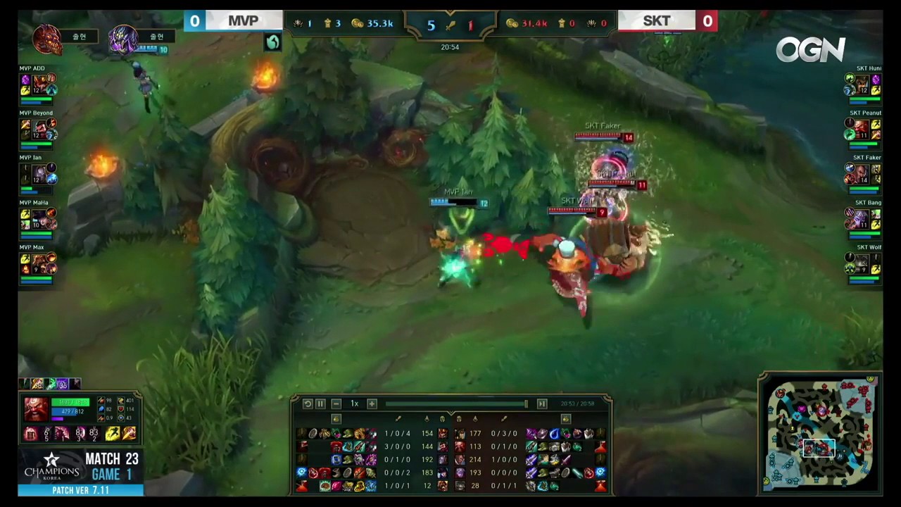 [LCK Summer 2017] SKT T1 vs MVP Game 1 [14-06-2017]