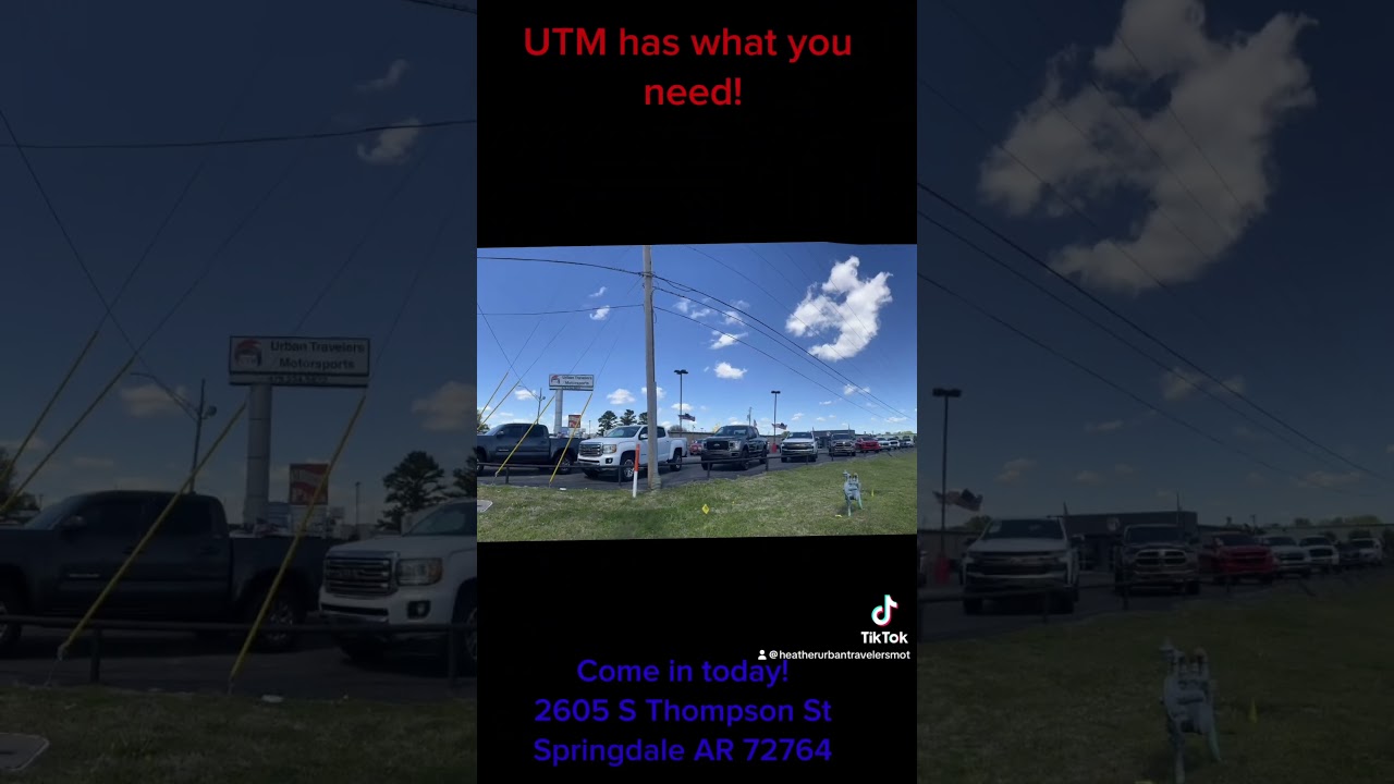 Urban Travelers Motorsports📍2605 S Thompson St, Springdale AR Financing For ALL/Cash offers Español