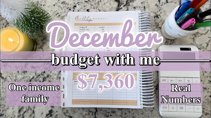 December 2022 Budget With Me | $7,360 | Real Numbe...
