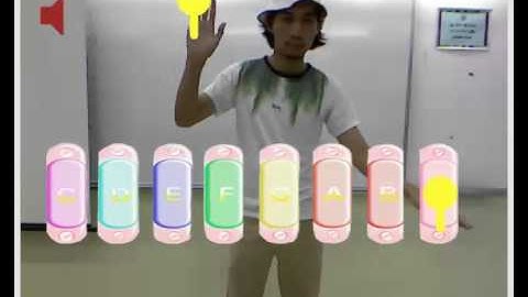 Kinect : Xylophone with Python + PyKinect