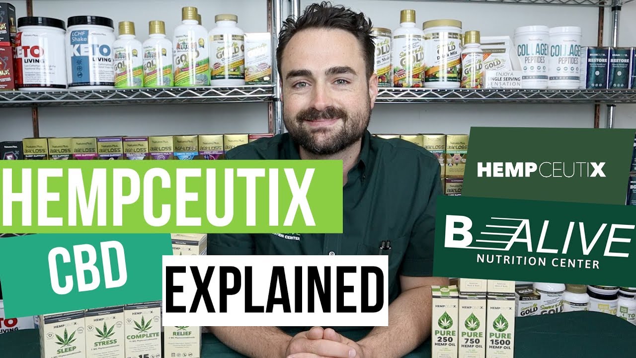 CBD Oil Explained HEMPCEUTIX (Natures Plus) YouTube