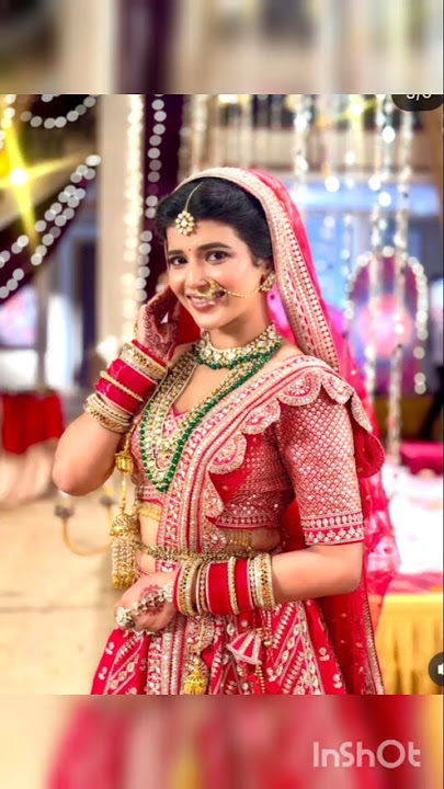 abhira wedding look 😚❤️❤️ yeh rishta kya kehlata hai 🤍#love #viral #wedding #song #trending
