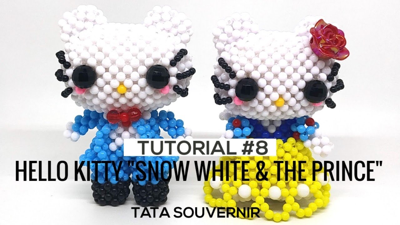 How to Bead Hello Kitty Snow White The Prince Part 8 How to Bead Hello Kitty Snow White The Prince Part 8