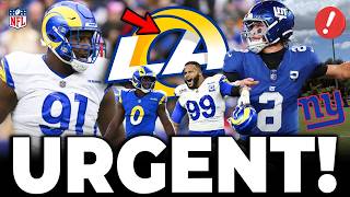 🔴 SHOCKING! The Rams will only BEAT the GIANTS if they do THIS... LA RAMS NEWS TODAY