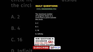 Daily Questions | civil Engineering psc | AE | Overseer | Civil tips psc class #kpsc #yt #civil