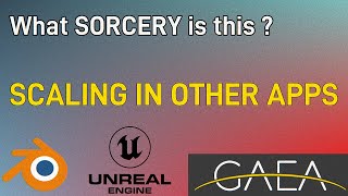 Understanding SCALE in Gaea for Blender and Unreal Engine