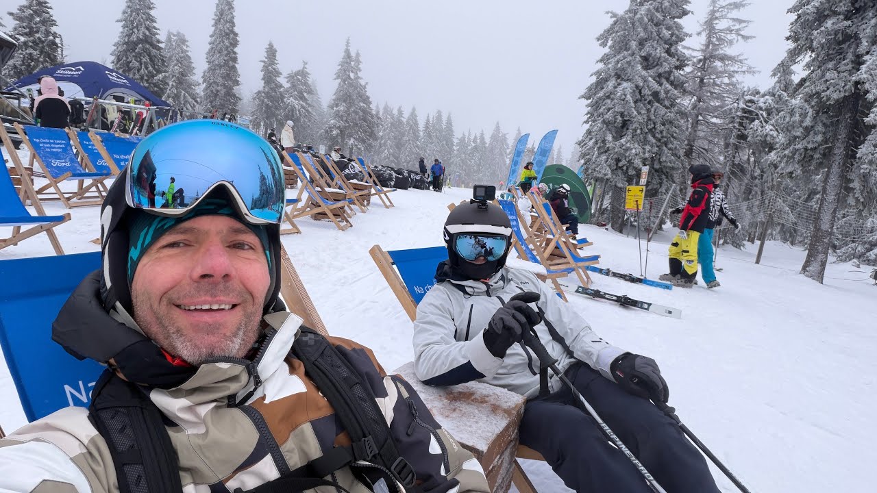 Tough conditions for skiing in Czech Republic 02.2026