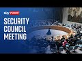 UN Security Council meet after aid workers killed in Gaza airstrike