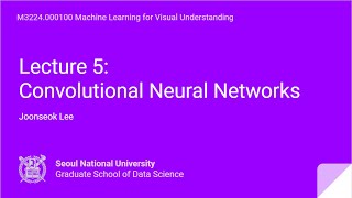 Lecture 5-1. Convolutional Neural Networks