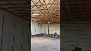 Energy-Efficient Spray Foam Insulation Setup | Closed Cell + Open Cell #Insulation #shorts #building