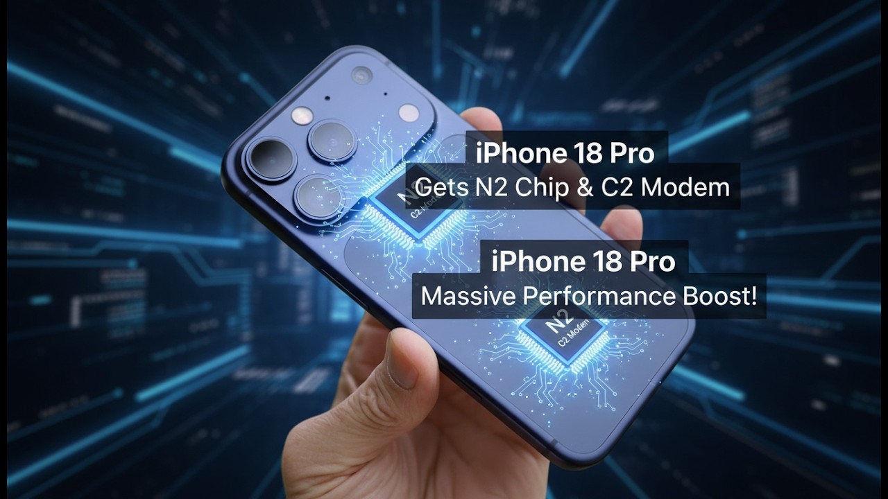 iPhone 18 Pro получил чип N2 и модем C2 – значительное повышение производительности!