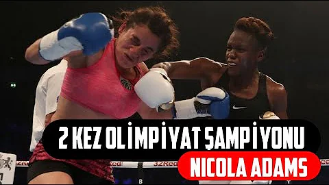 Kadn Olimpiyat ampiyonu Nicola Adams ve Noemi Carc...