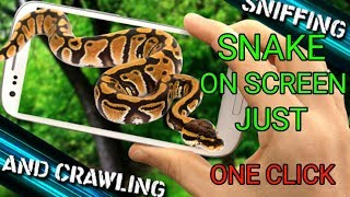 Snake on Mobile Screen just one click 2018 latest tips screenshot 2