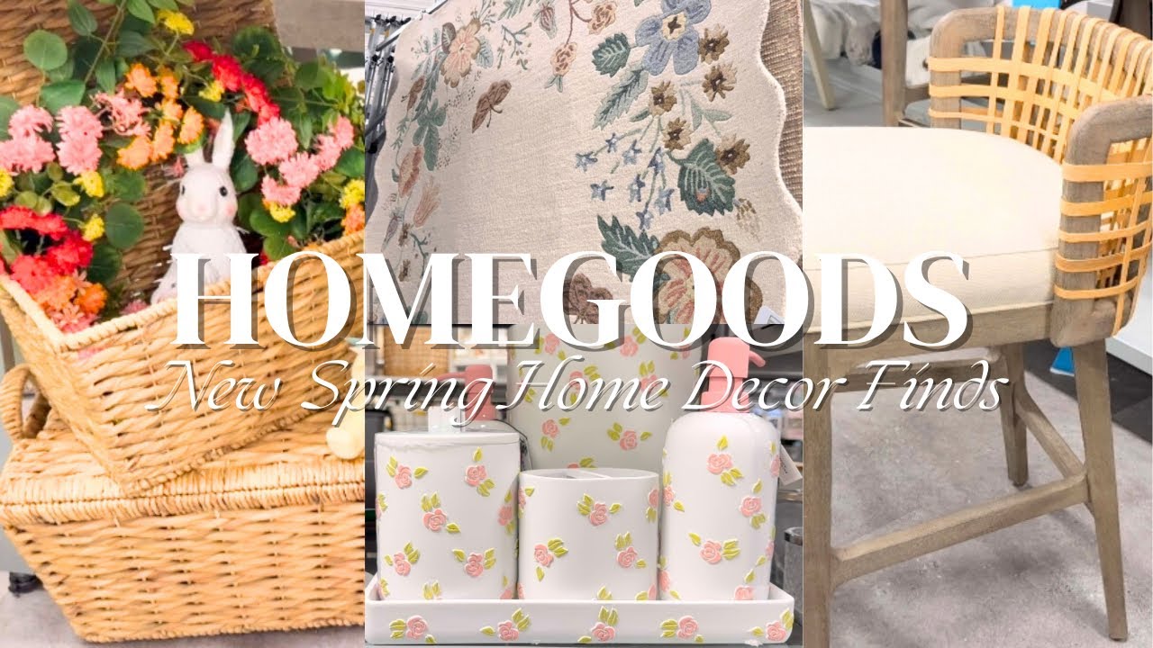 HOMEGOODS NEW FINDS SPRING 2025 | SHOP WITH ME | HOMEGOODS SPRING DECOR | HIGH END HOME DECOR FINDS