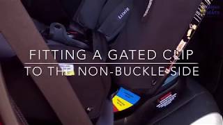 Fitting a Gated Clip on the non buckle side of an Infasecure Luxi