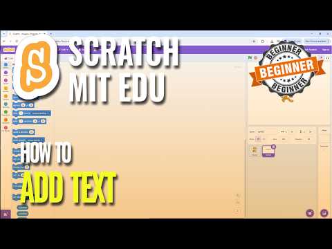 Scratch How To Add Text