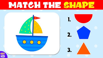 ClevKid | 🟥 Vormen zoeken! 🔵 Zoek voorwerpen bij vormen voor kinderen, peuters en kleuters