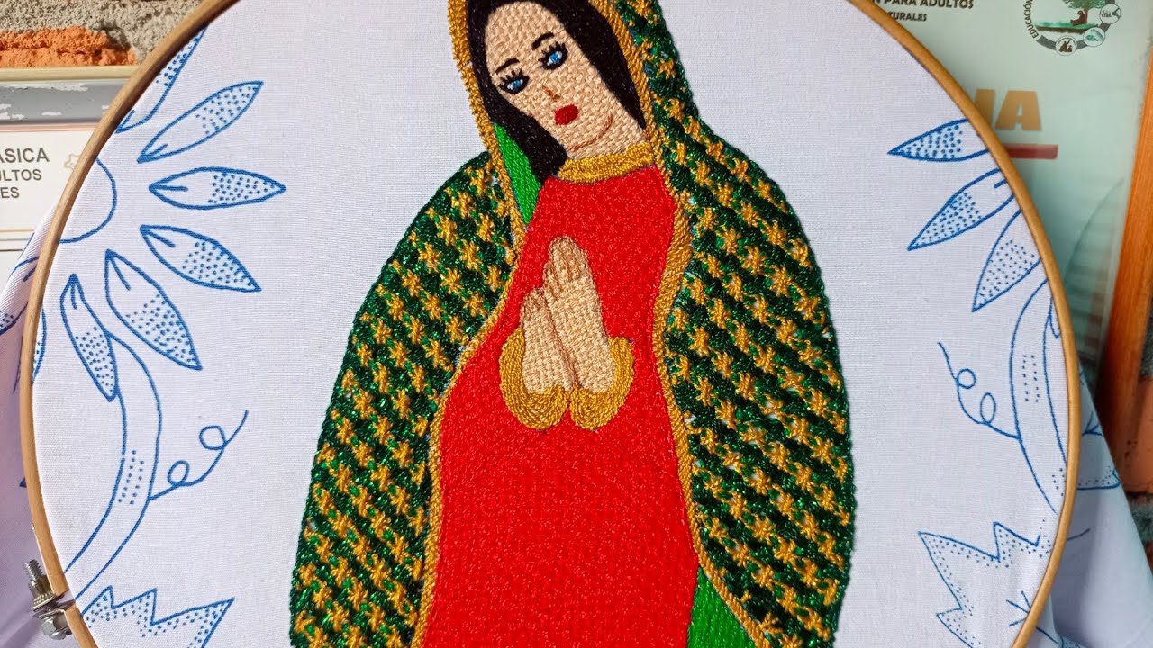Bordado Fantasia para manto de la virgen o cualquier diseño 🌹🌹🌿
