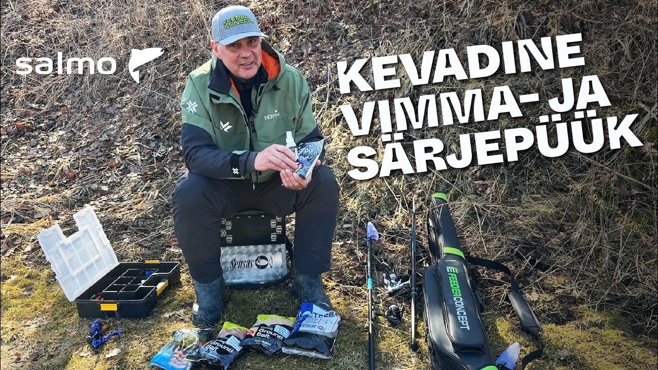 Kevadine vimma- ja särjepüük - Salmo ekspert Jaan