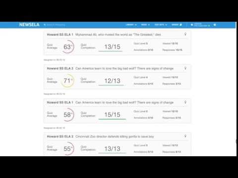 Newsela  Student Data
