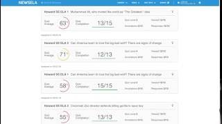 Newsela  Student Data