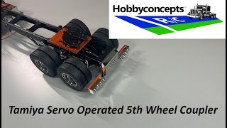 Tamiya 1/14 Semi Truck Servo Operated 5th Wheel Coupler