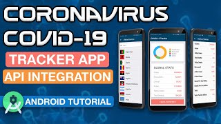 Create Coronavirus (COVID-19) Tracker App Using REST API & Volley in Android Studio🔥🔥🔥 screenshot 2