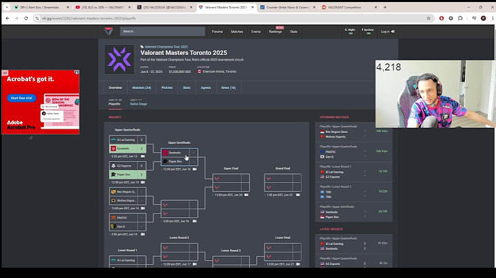 NRG FNS | Paper Rex vs G2 | Upper Quarter Finals |  Valorant Masters Toronto #VCTWatchparty
