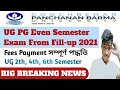 CBPBU || UG PG Even Semester Exam From Fill-up Online Payment A²Z Method || 2021