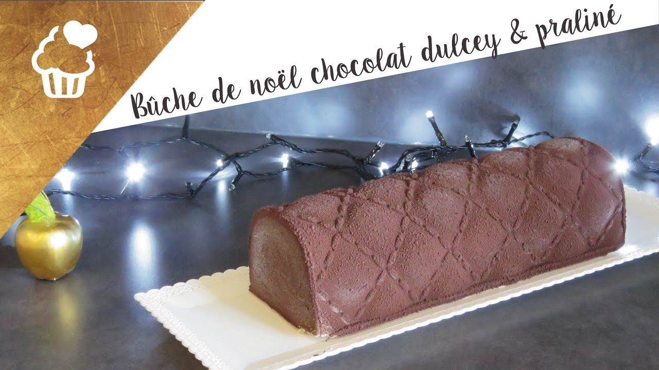 Buche De Noel Chocolat Dulcey Praline Youtube