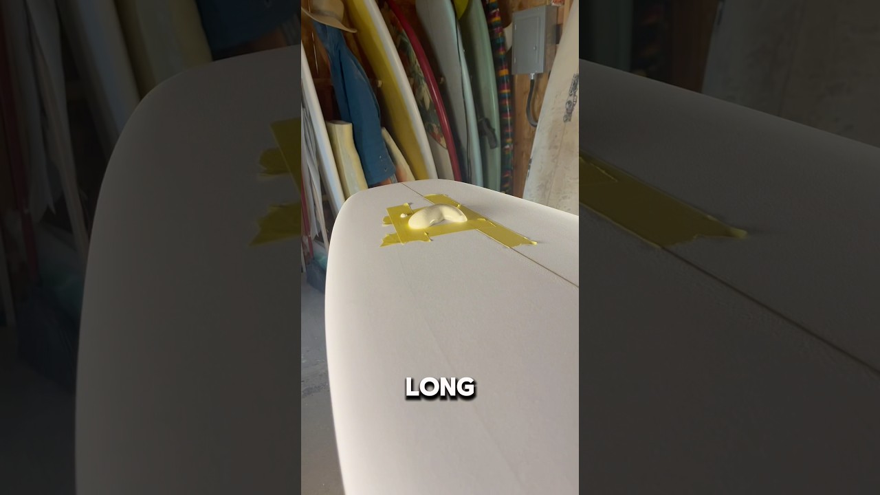 Ремонт доски для серфинга из расширяющегося пеноматериала! 