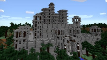 5 Minutes to a Minecraft CASTLE with Instant Build Datapack!