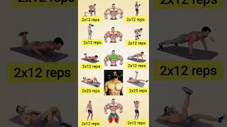 6 Home Workout At Gym #biceps #chest #abs #shoulder #fitnessmotivation #shortvideo #viral #short