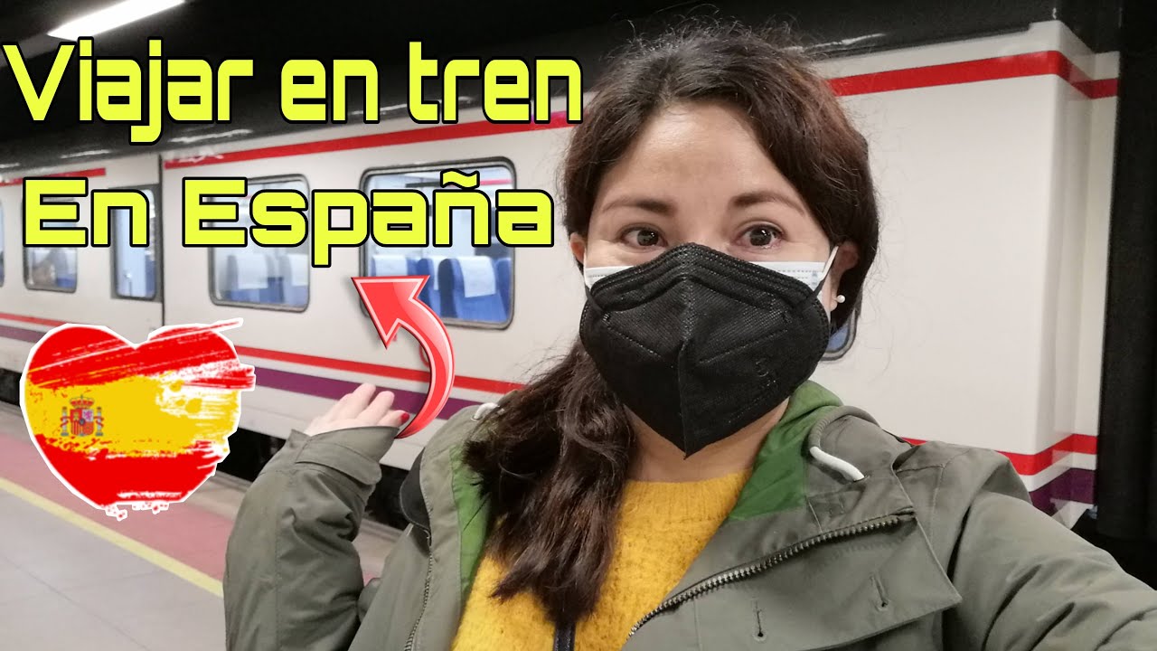 ASÍ es VIAJAR en TREN en ESPAÑA | Me subo al TREN de cercanías por PRIMERA vez | TREN RENFE