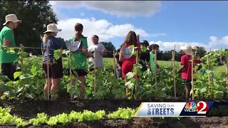 A Central Florida ranch is using fresh vegetables to give kids a fresh start