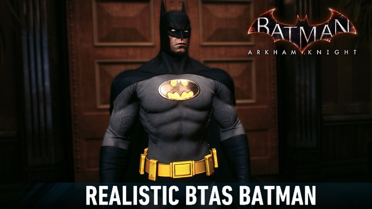 Animated Batman Begins skin mod for Arkham City by