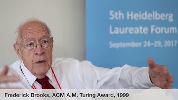 5th HLF – Laureate interview: Frederick Brooks