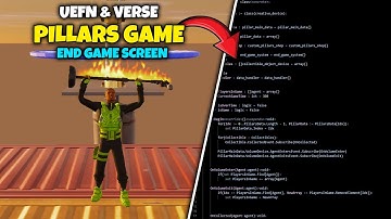 Making a Pillar System in UEFN & Verse | #4 End Game Screen